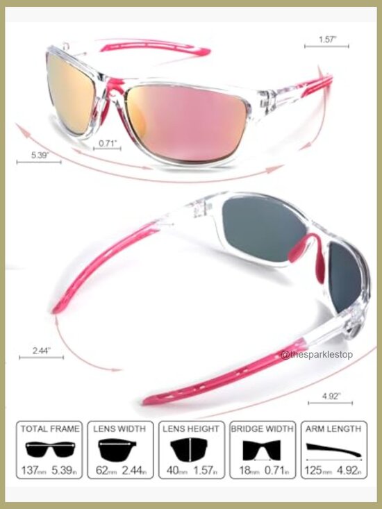 Polarized Sports Sunglasses Wrap Style UV400 Protection TR90 Frame main image 6
